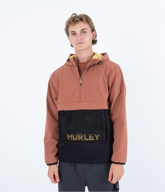 Hurley Anorak Packable Phantom+ Zion Rust | 10936EVAP