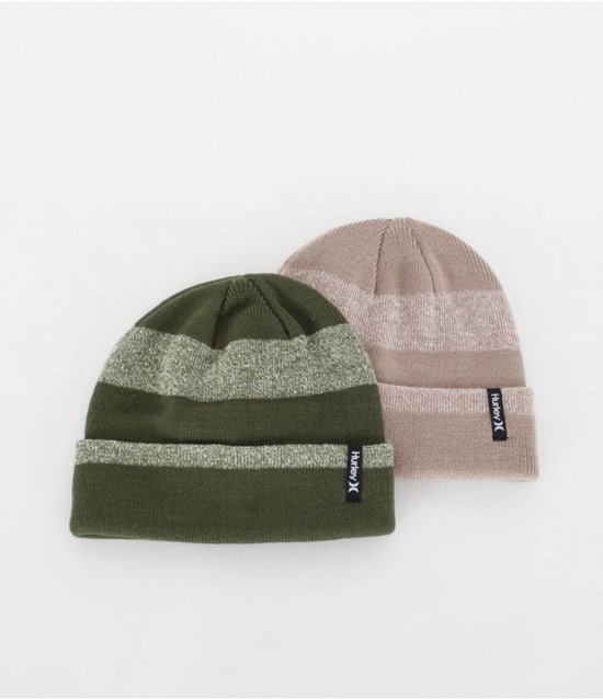 Hurley Beanie Rugby Khaki Olivgröna | 19372HDGM