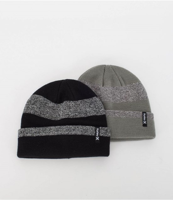 Hurley Beanie Rugby Svarta Grå | 30697JBWA