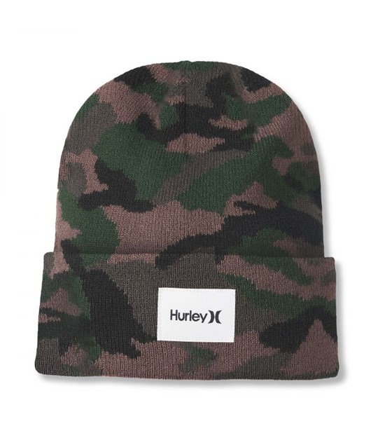 Hurley Beanie Seaward Camo Gröna | 84672FSUG