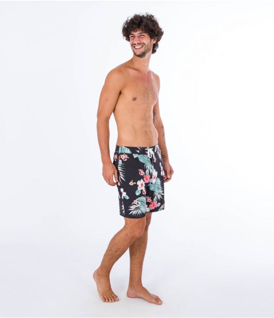 Hurley Boardshort 18" Phantom Tailgate Svarta | 94603EXPC