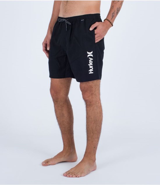 Hurley Boardshort Solid Volley Svarta | 48051SGQP