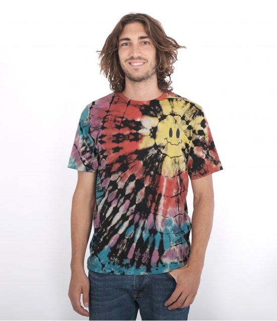 Hurley Everyday Washed+ Strands S/S Tops And T-shirts Svarta | 87946YBQJ