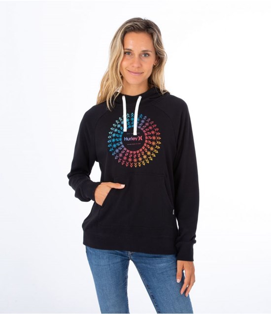 Hurley Hoodie Soul Burst Svarta | 81076UCWM