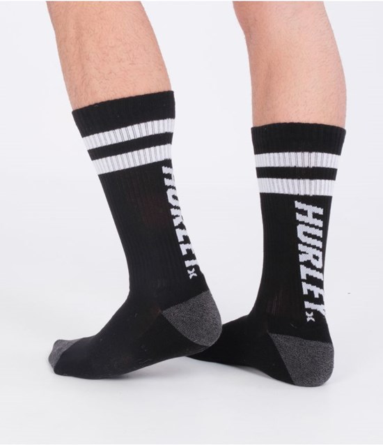 Hurley Socks 1 Pack Terry Svarta | 13495LEBG