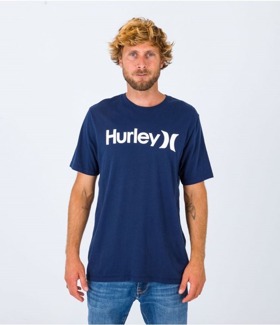 Hurley T-shirt Korta Sleeve Everyday O&o Solid Night Force | 04658BTUL