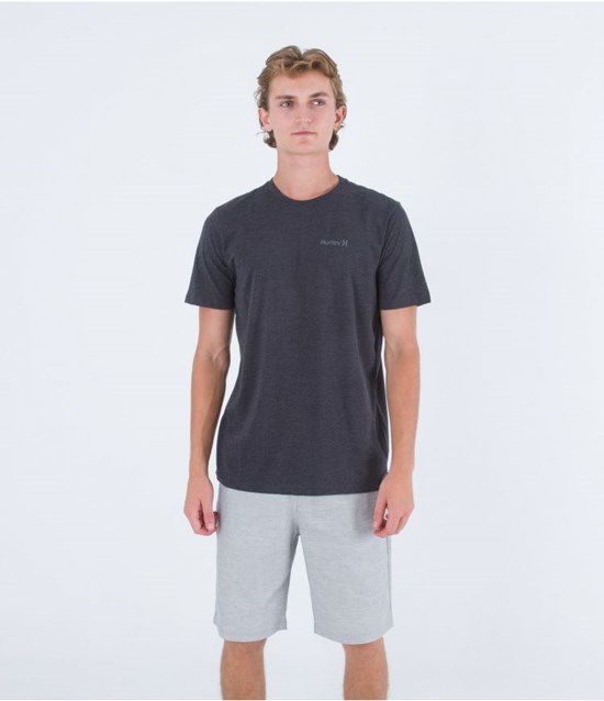 Hurley T-shirt Korta Sleeve Everyday O&o Sc Svarta | 28609UPWN