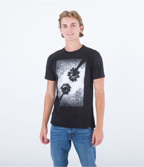 Hurley T-shirt Korta Sleeve Oceancare Photoprint Svarta | 19260VNCK