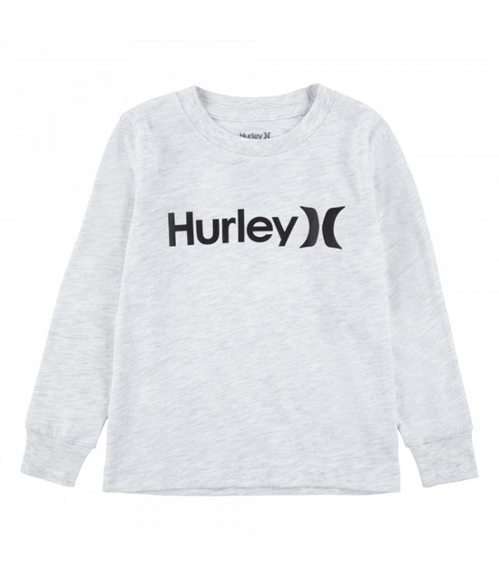 Hurley T-shirt Long Sleeve Boy - One & Only Birch Heather | 15940YOSM