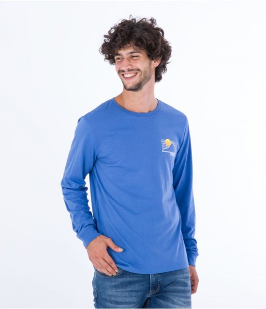 Hurley T-shirt Long Sleeve Everyday Explore The Great Outdoors Mörk | 34157SVHU