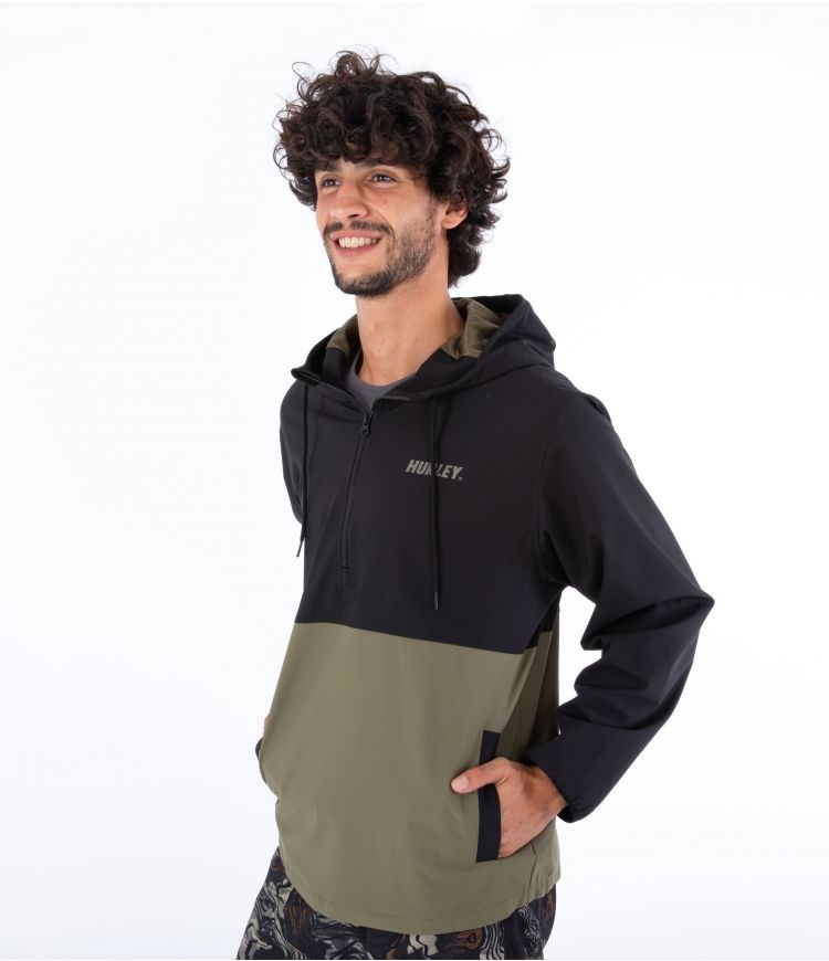 Hurley Anorak Offshore Svarta | 78520FJTB