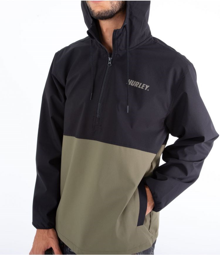 Hurley Anorak Offshore Svarta | 78520FJTB