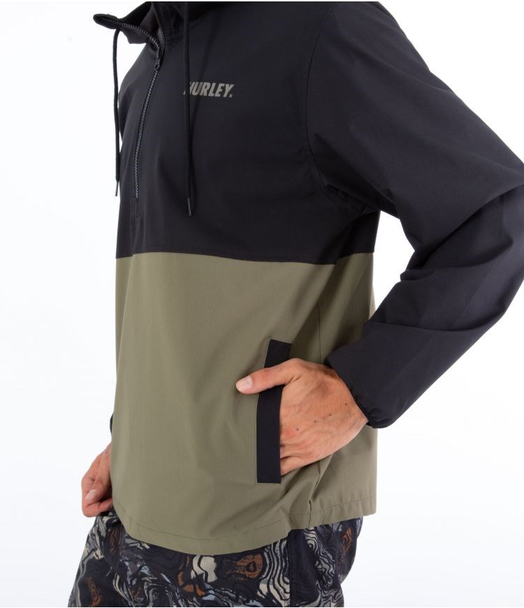 Hurley Anorak Offshore Svarta | 78520FJTB