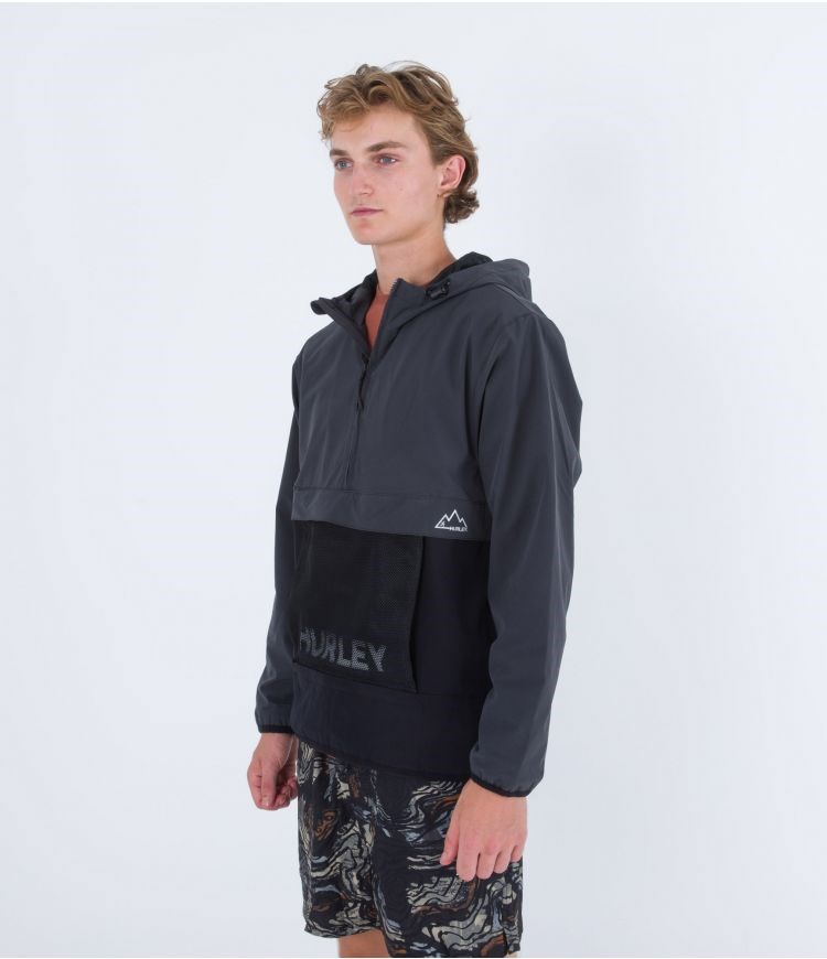 Hurley Anorak Packable Phantom+ Grå | 75936SUYZ