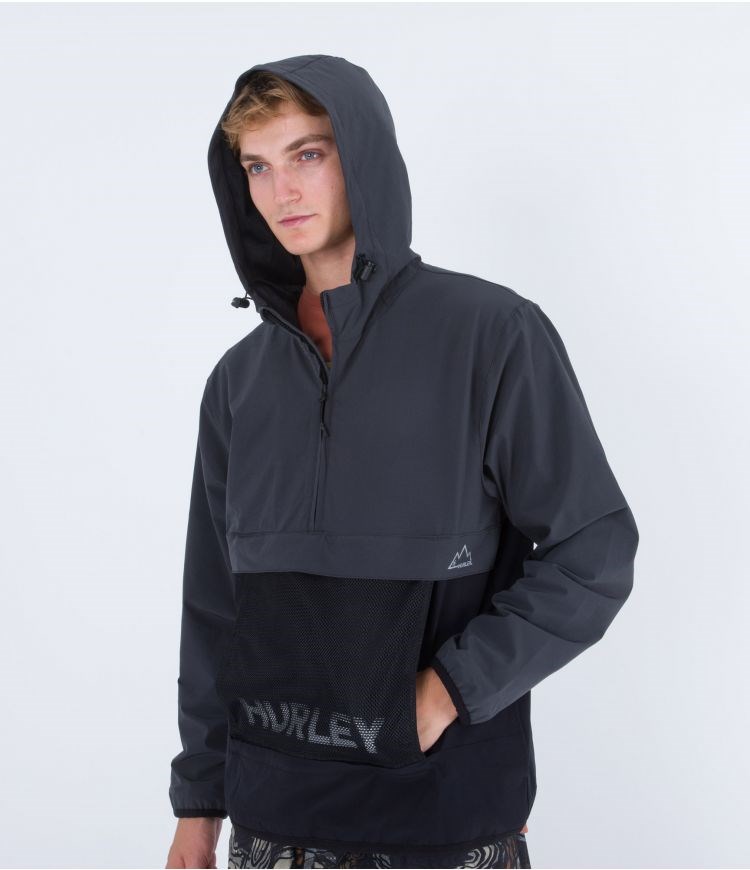 Hurley Anorak Packable Phantom+ Grå | 75936SUYZ