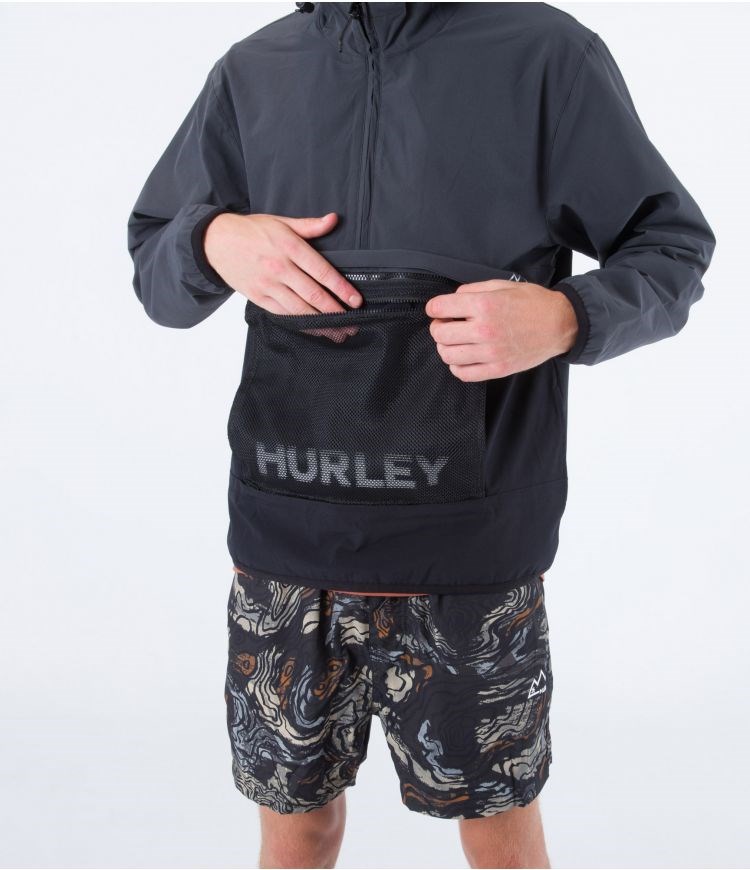 Hurley Anorak Packable Phantom+ Grå | 75936SUYZ