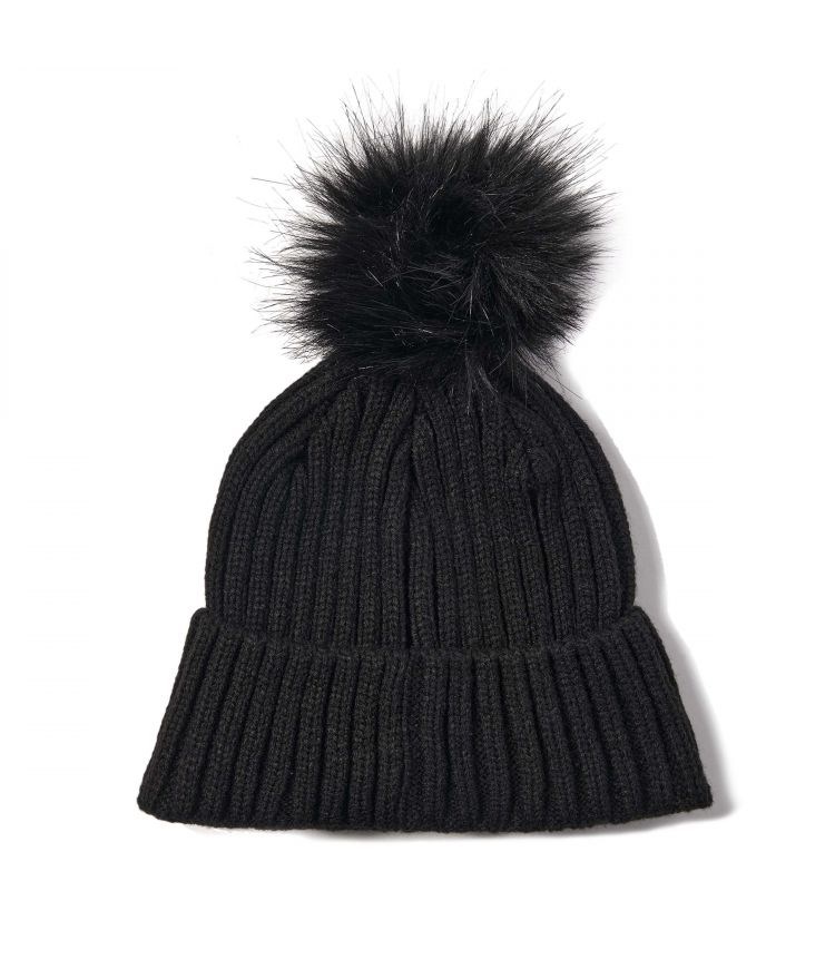 Hurley Beanie Pom Pom June Pom Svarta | 34891XHRD