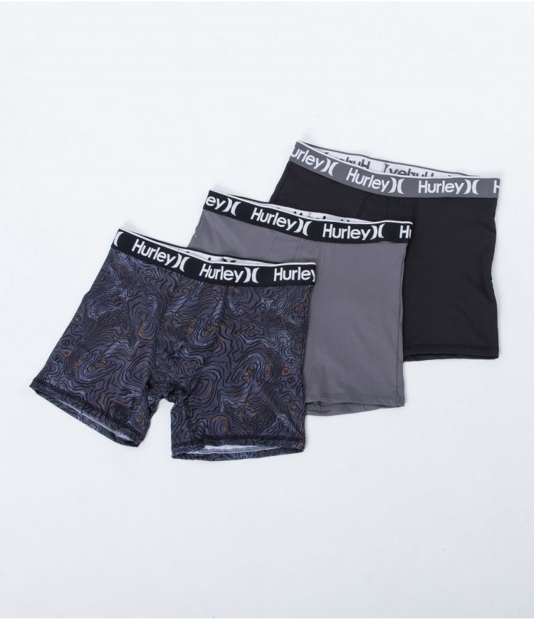 Hurley Boxer 3 Pack Regrind Moab | 14967ZQWI