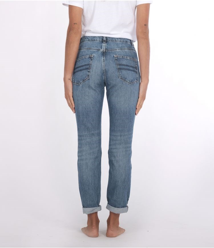 Hurley Boyfriend Oceancare Denim Pant Bottoms Blå | 92385MHAY