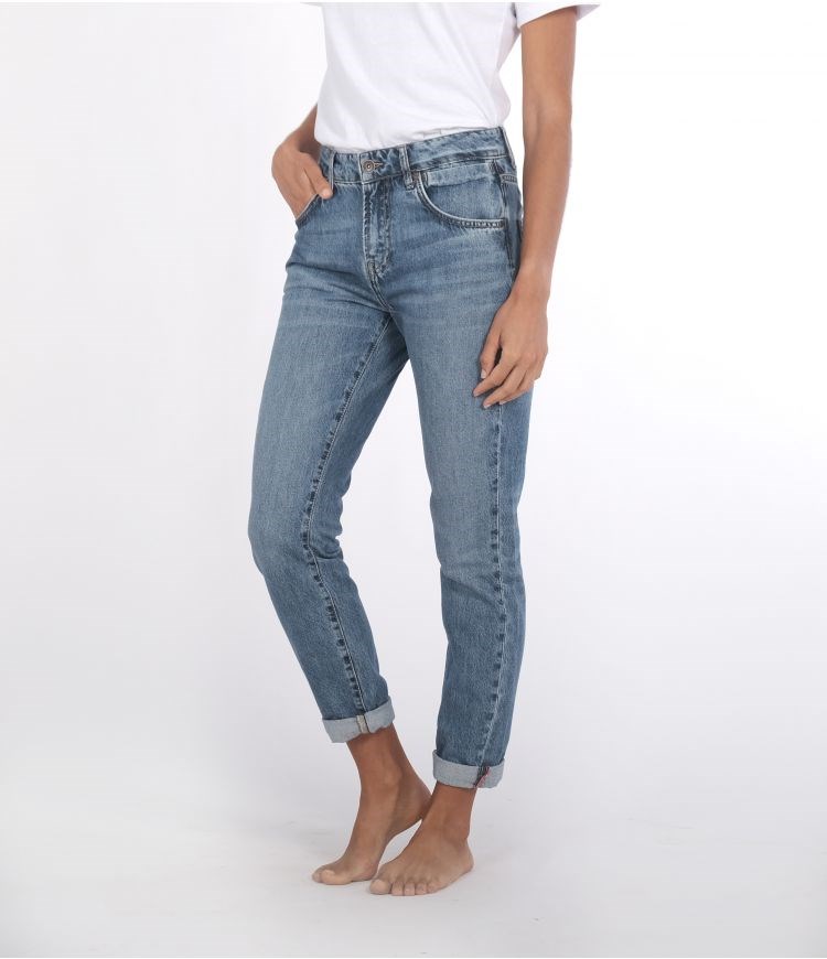 Hurley Boyfriend Oceancare Denim Pant Bottoms Blå | 92385MHAY