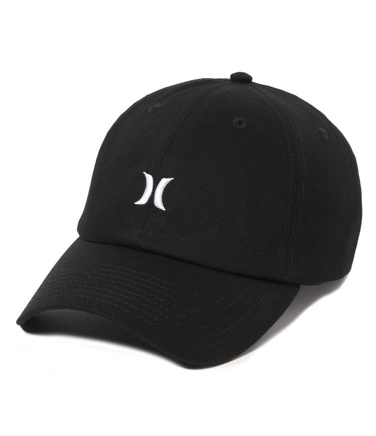 Hurley Cap Mom Iconic Svarta Vita | 30189HJSD