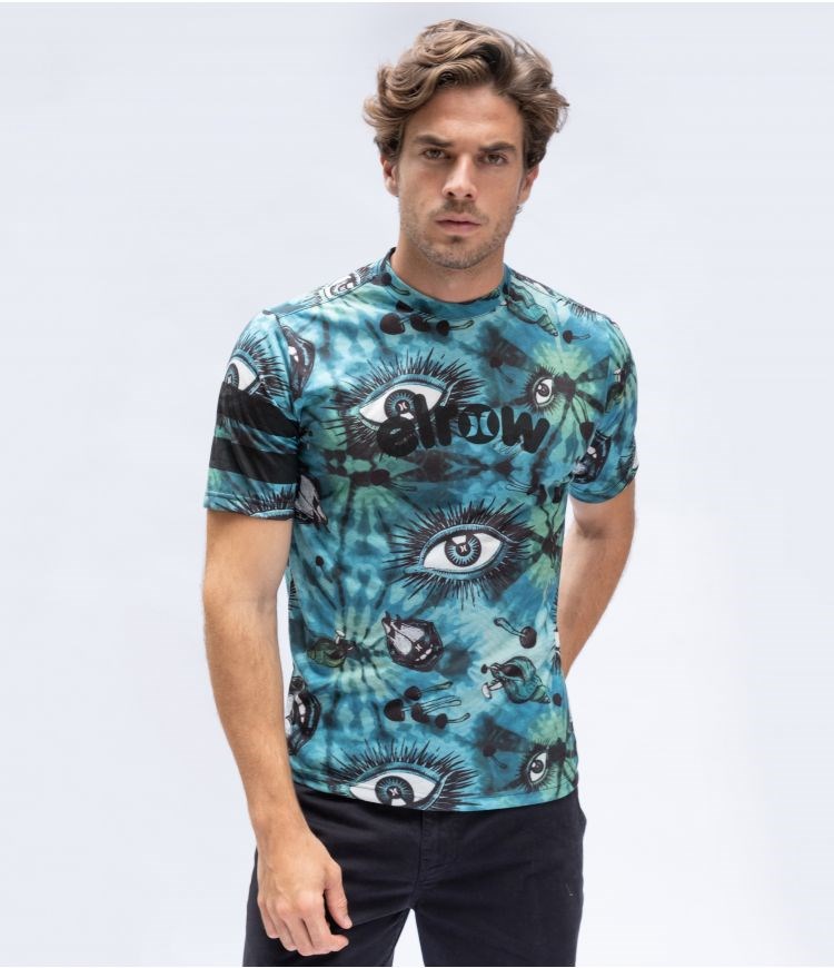 Hurley Elrow Allover Printed Tee Ss Tops And T-shirts Gröna | 28674KQBY