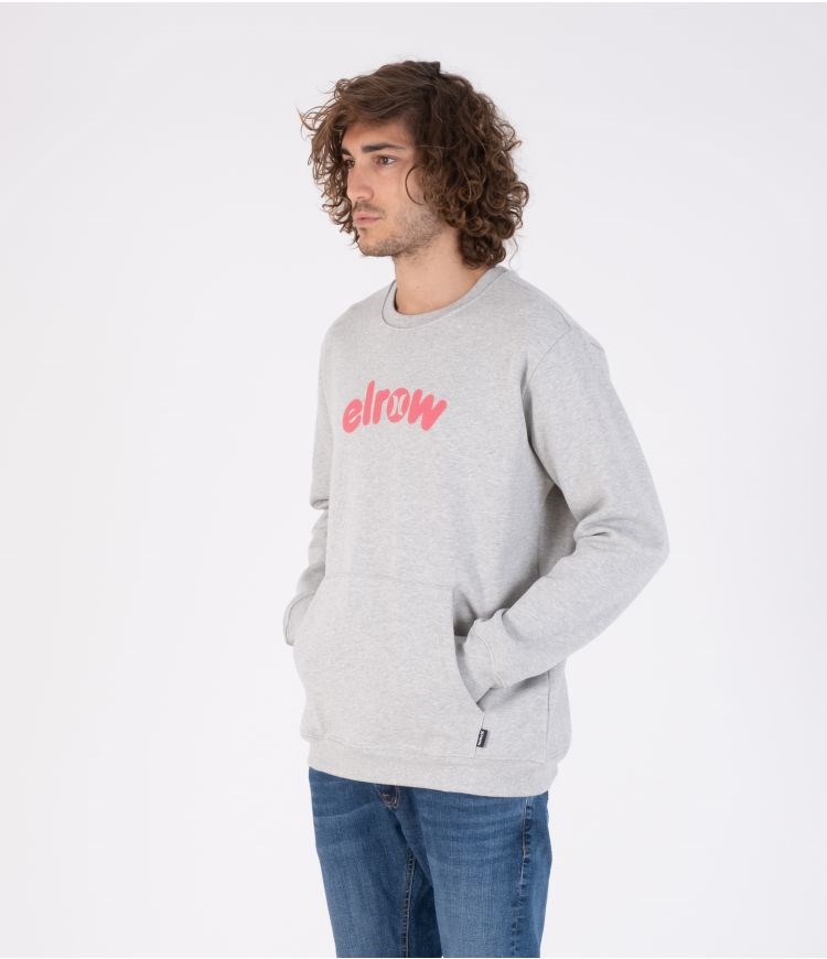 Hurley Elrow Basic Fleece Crew Sweatshirts And Hoodies Grå | 35790NXPQ