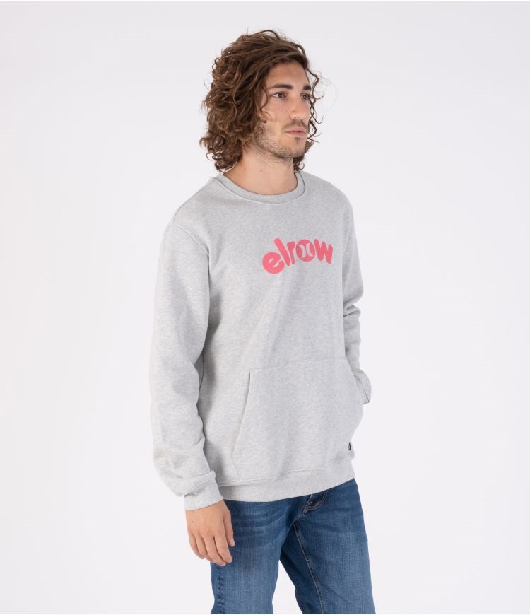 Hurley Elrow Basic Fleece Crew Sweatshirts And Hoodies Grå | 35790NXPQ