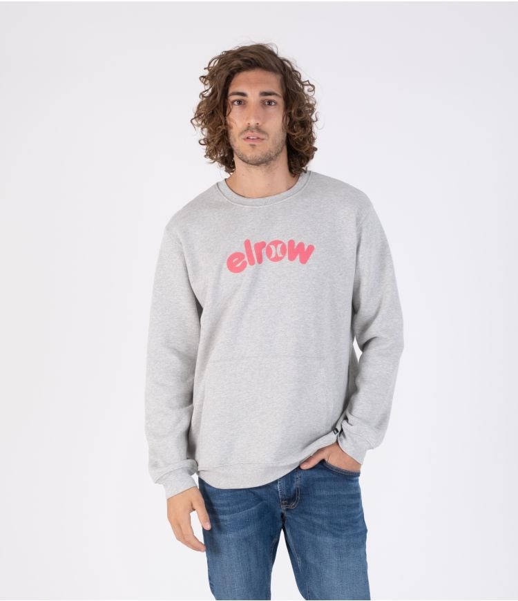 Hurley Elrow Basic Fleece Crew Sweatshirts And Hoodies Grå | 35790NXPQ