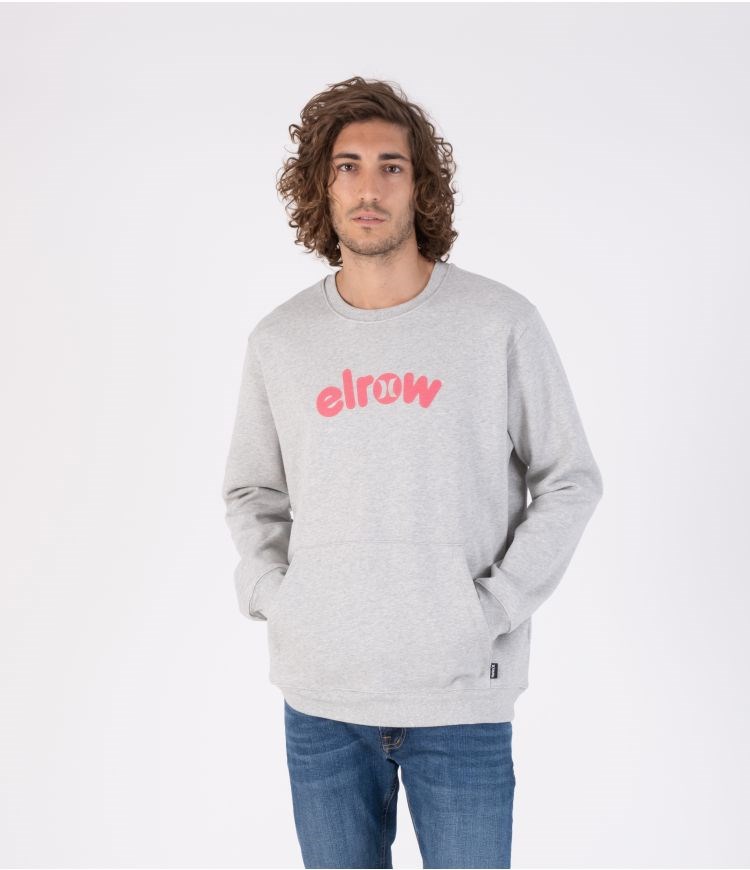 Hurley Elrow Basic Fleece Crew Sweatshirts And Hoodies Grå | 35790NXPQ