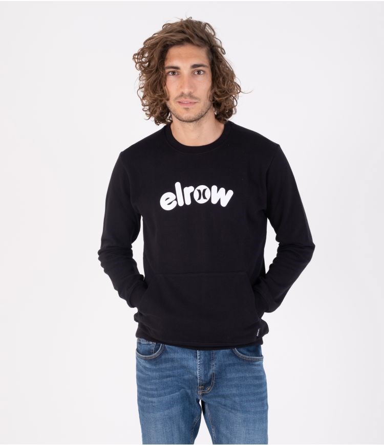 Hurley Elrow Basic Fleece Crew Sweatshirts And Hoodies Svarta | 40792KZYI