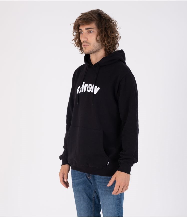 Hurley Elrow Basic Fleece Hood Sweatshirts And Hoodies Svarta | 45267JIML