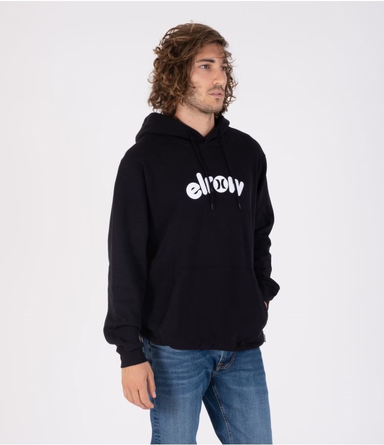 Hurley Elrow Basic Fleece Hood Sweatshirts And Hoodies Svarta | 45267JIML