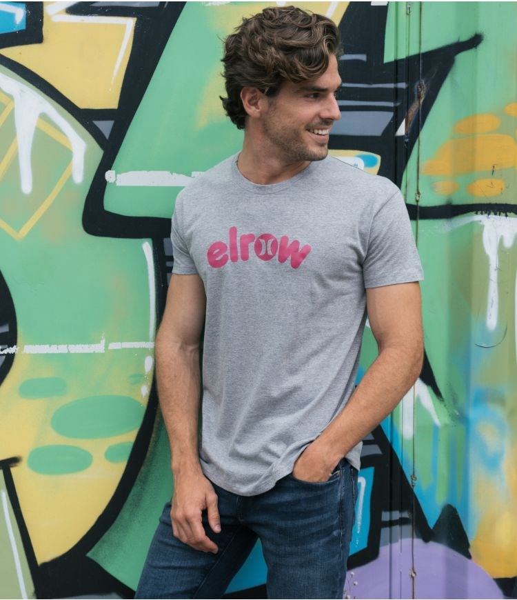 Hurley Elrow Basic Tee Ss Tops And T-shirts Grå | 09134FQLU