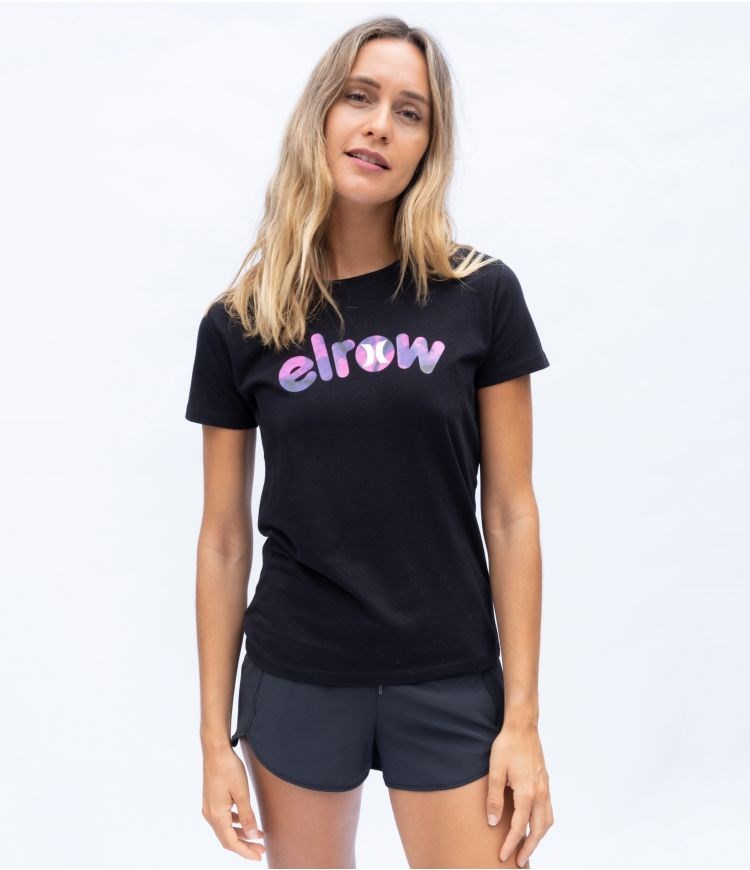 Hurley Elrow Eyes Cropped Tee Tops And T-shirts Svarta | 49802SHGD