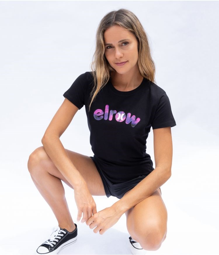 Hurley Elrow Eyes Cropped Tee Tops And T-shirts Svarta | 49802SHGD