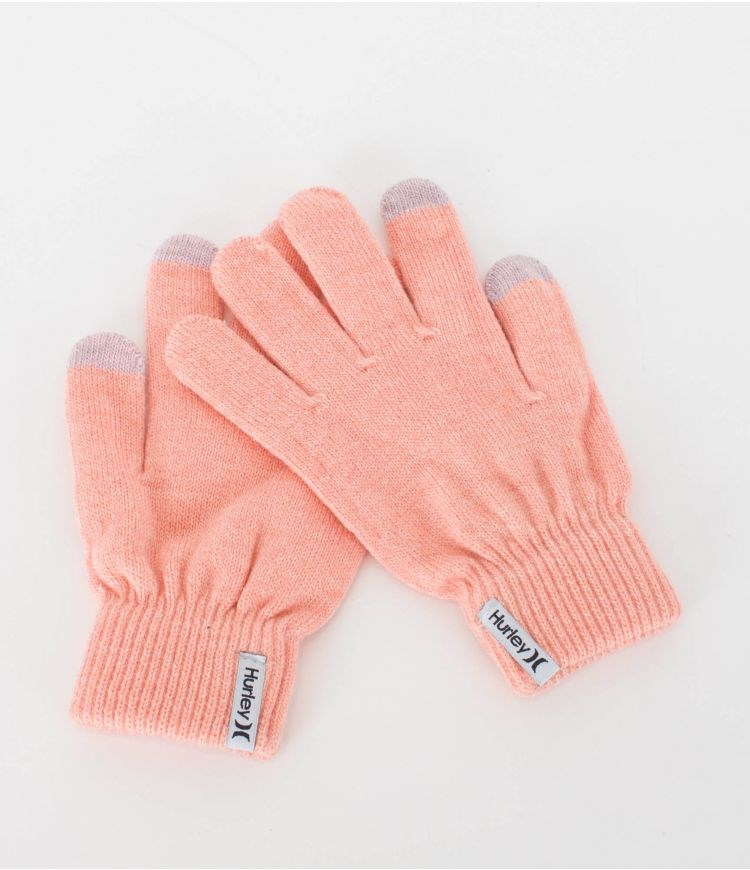 Hurley Gloves Cozy Knit Pack Rosa | 97364DFWL