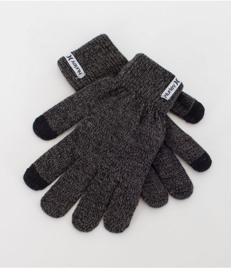 Hurley Gloves Cozy Knit Pack Svarta | 98640MRON