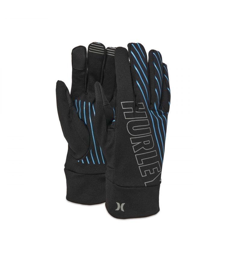 Hurley Gloves Löpar Fastlane Svarta | 47685QLDX