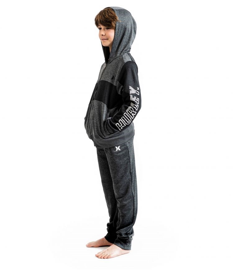 Hurley H2o Dri Solar Zip Hoodie - Boys - Kids' Tops Grå | 97062SCEJ