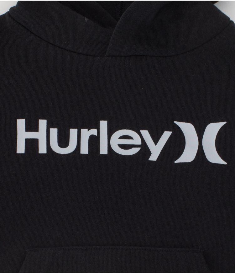 Hurley Hoodie Boy - Hrlb Fleece Mörkgrå Vita | 64503XPUN