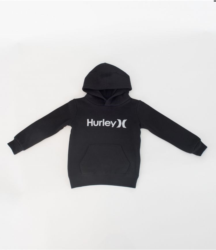 Hurley Hoodie Boy - Hrlb Fleece Mörkgrå Vita | 64503XPUN