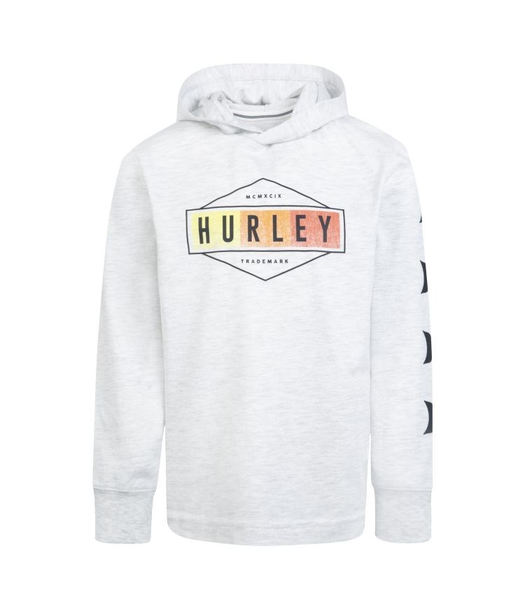 Hurley Hoodie Boy - Tryck Birch Heather | 32487HNKF