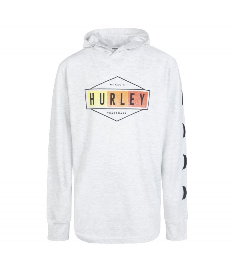 Hurley Hoodie Boy - Tryck Birch Heather | 46093SFUE