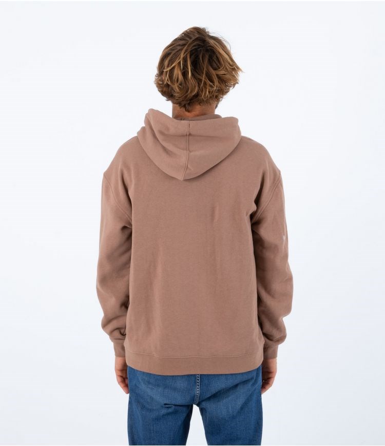 Hurley Hoodie Fastlane Solid Taupe Haze | 30942JEXI