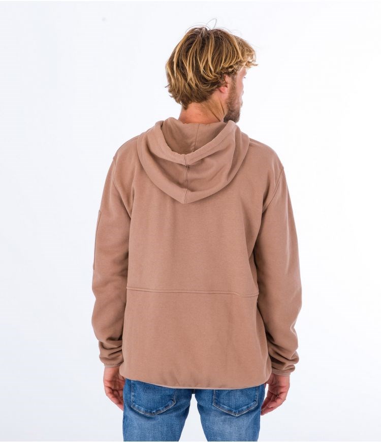 Hurley Hoodie Full Zip Baseline Taupe Haze | 65374NOFQ