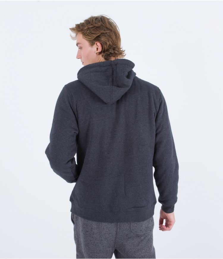 Hurley Hoodie Full Zip Fastlane Burrito Grå | 32480USPT