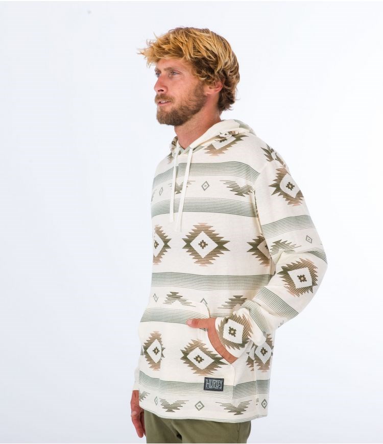 Hurley Hoodie Mofern Surf Poncho Barely Bone | 01385VWUQ