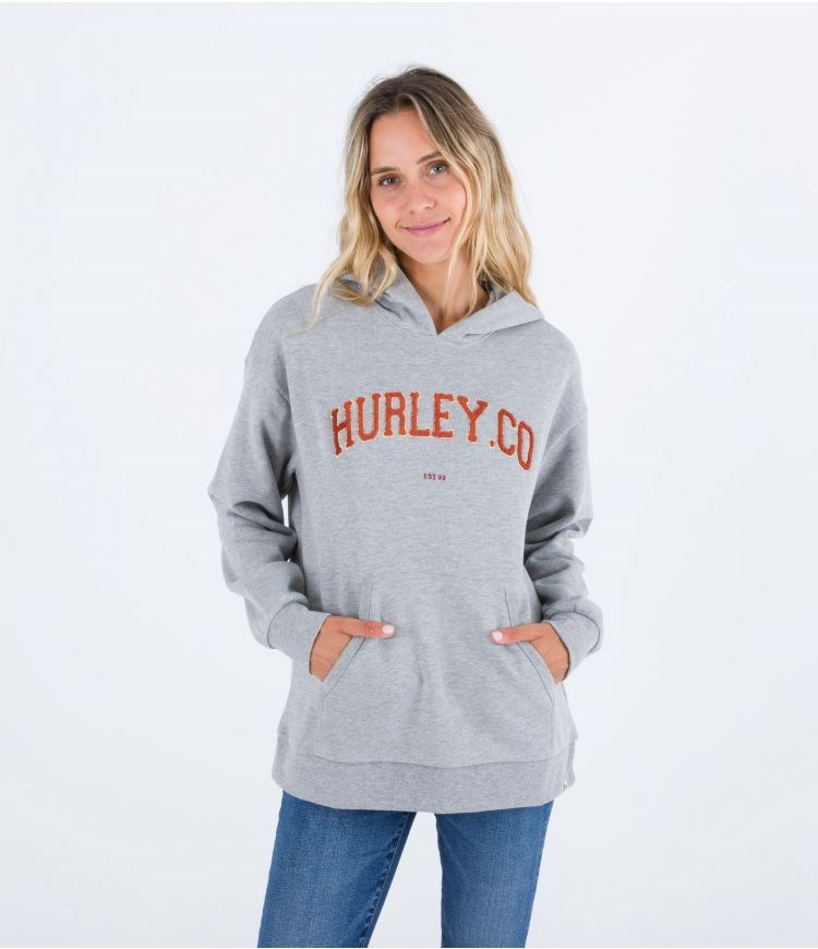 Hurley Hoodie Os University Grå | 96315DMLB