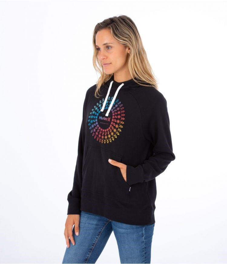 Hurley Hoodie Soul Burst Svarta | 81076UCWM